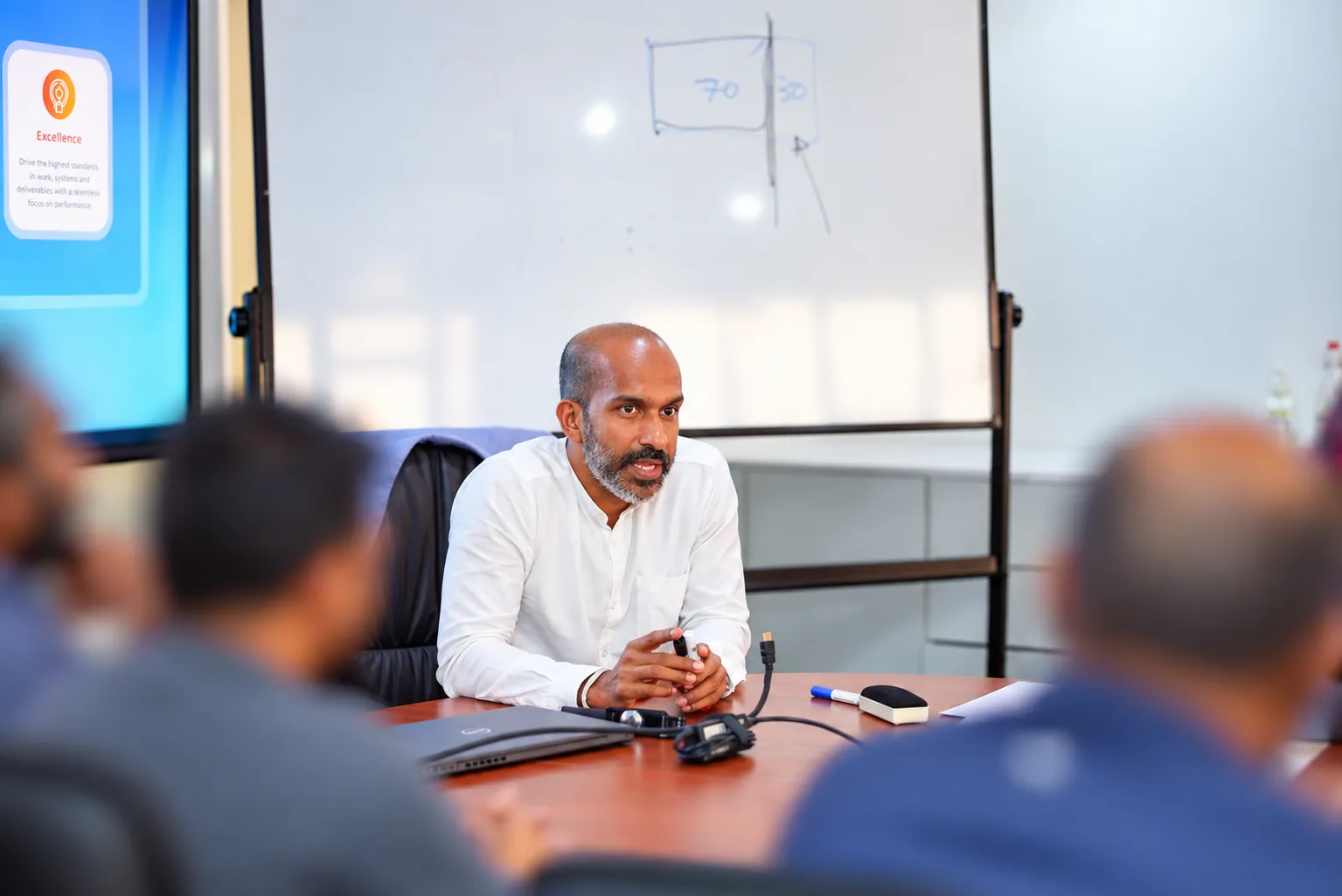 Executive Boardroom Strategy Session